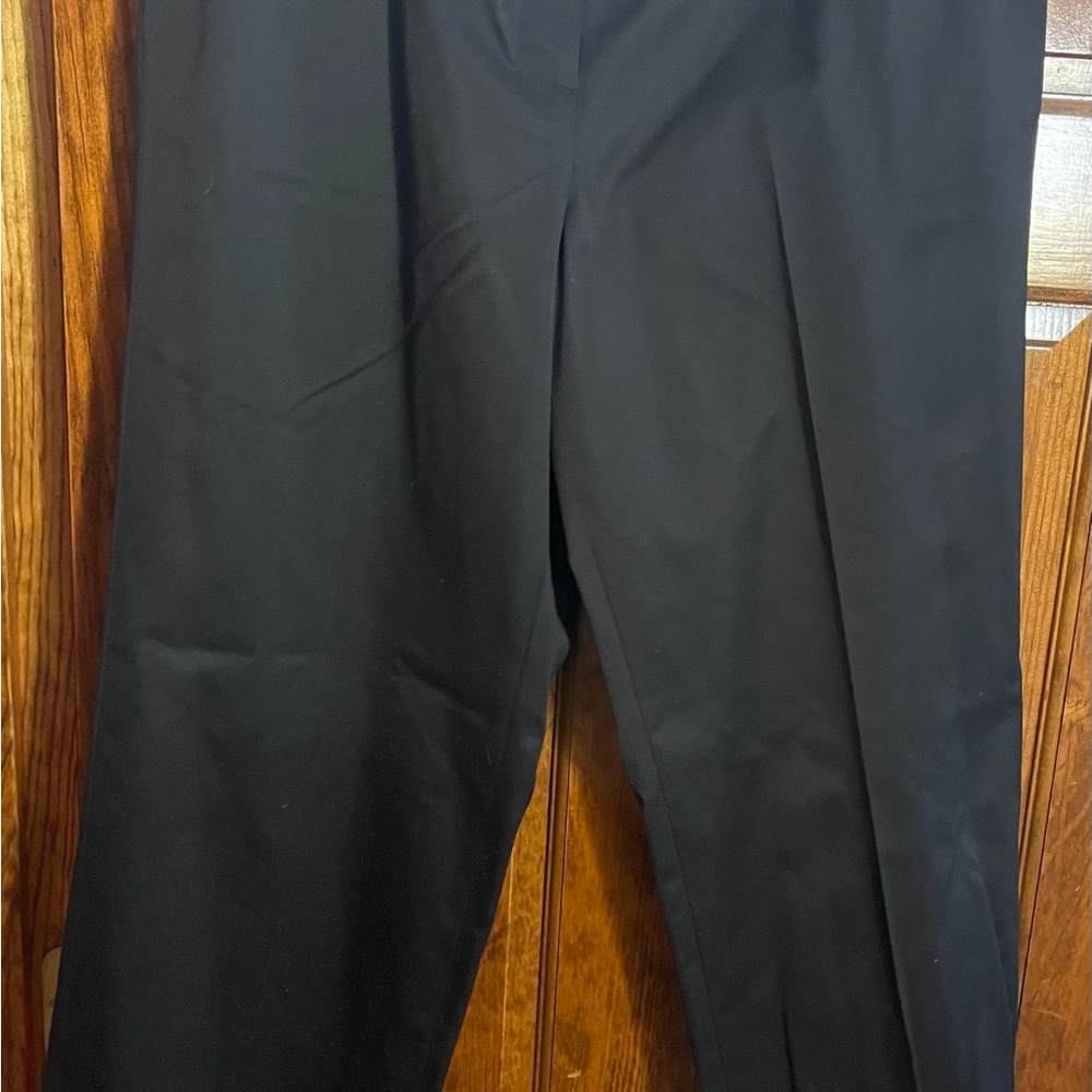 NWOT Talbots Black Trousers with Straight Leg Cut